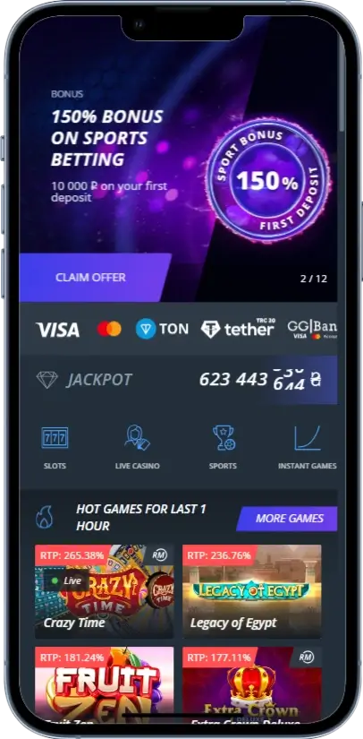 Jet Casino Головна