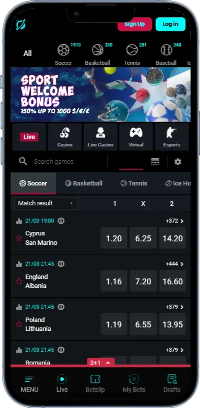 CosmoBet Спорт