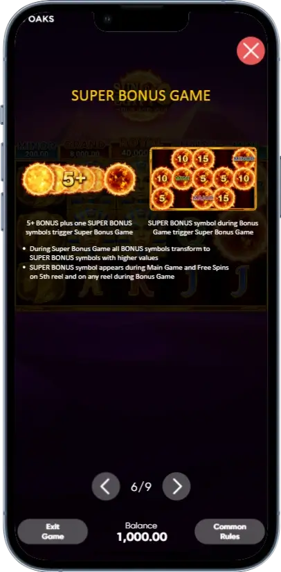 Sun Of Egypt 3 Супер бонус