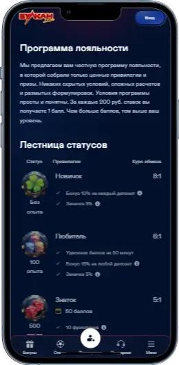 Vulkan програма лояльности
