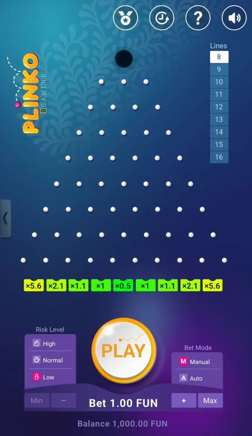 Plinko Дизайн