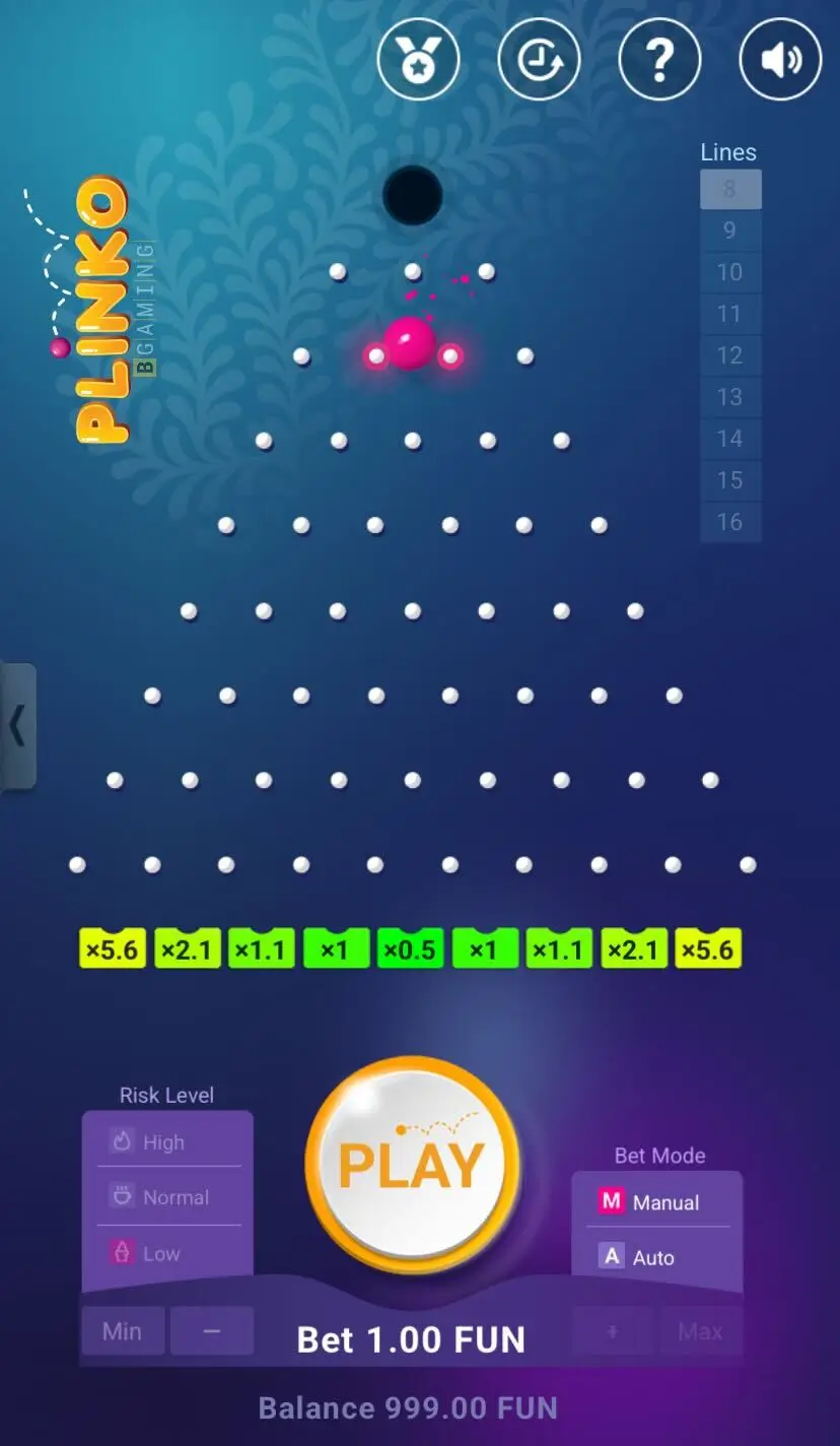 Plinko Гра